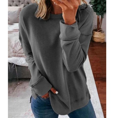WW | Lässiger Plus Size Pullover Für Frauen