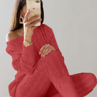 WW - Strick-Schulter-Hosen-Set