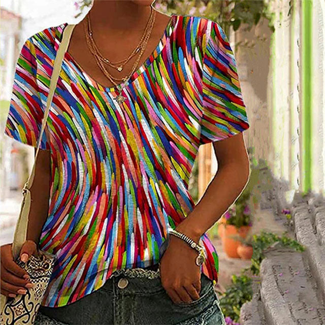 W&W Mode | Lässig Bunt T-shirt