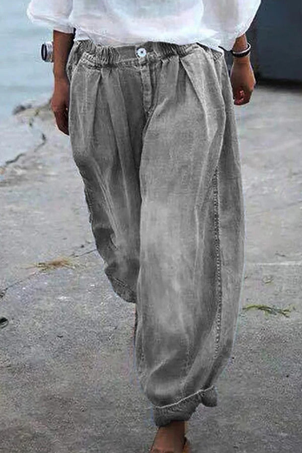 WW | Bohemian Floral Gedruckte Übergroße Harem-Hose
