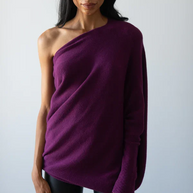 Mariemi™ - Asymmetrisch Drapierter Pullover