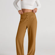 WW | Taille Weite Hose Mit Taschen Elegant Und Komfortabel