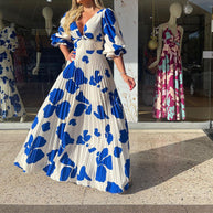WW | Elegantes bedrucktes Kleid in modischer Passform