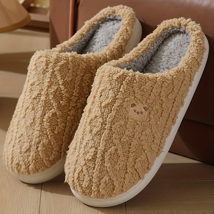 W&W Mode | Kuschelige Plüschgefütterte Winterpantoffeln – Warm Und Bequem Für Den Winter