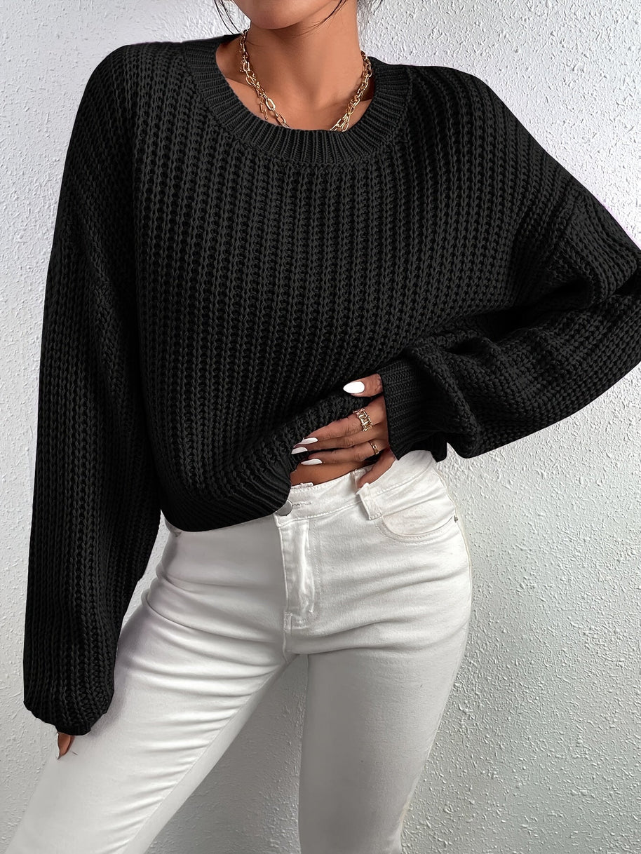 WW | Lässiger Longpullover Damen mit