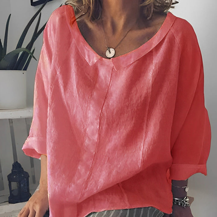 W&W Mode | Bluse Mit Umgeschlagenem Kragen
