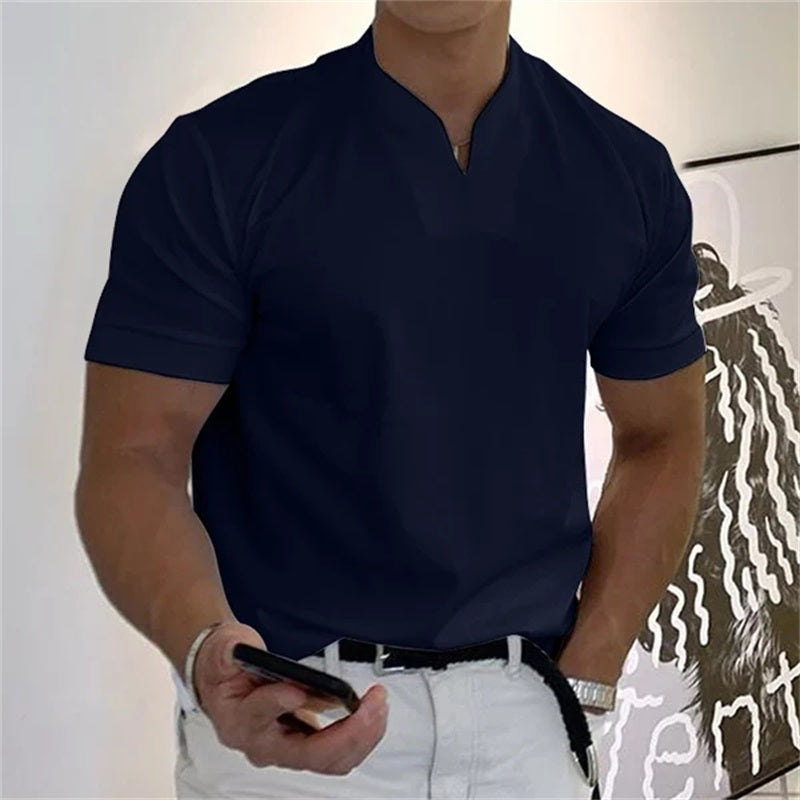W&W Mode | Flexibles Business Lässig T-shirt Für Männer