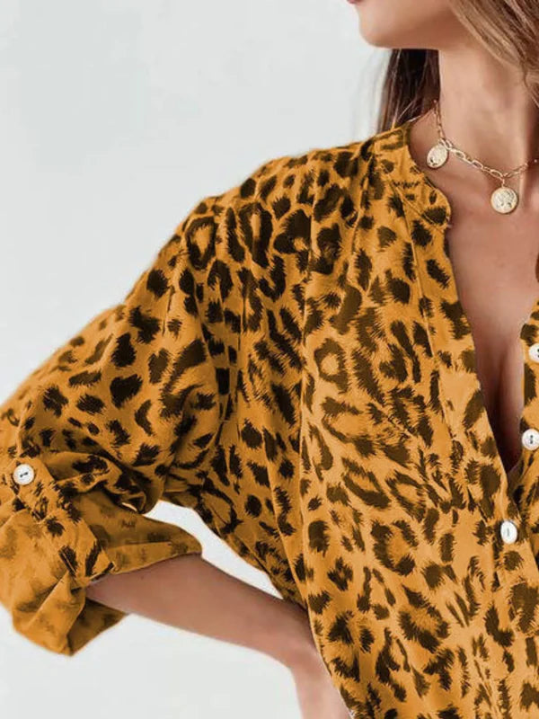 W&W |  Trendige Bluse im Leo-Muster