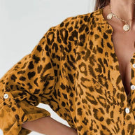 W&W |  Trendige Bluse im Leo-Muster