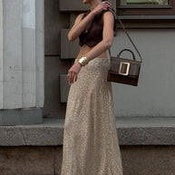 WW | Damenmode Lässig Einfach Sequined Rock