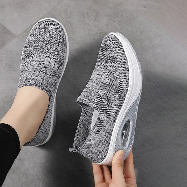 W&W Mode | Atmungsaktive Slip on Sneaker Mit Ergonomischer Sohle Für Damen