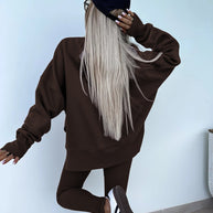 WW | Damenanzug Im Lockeren Stil Mit Langen Ärmeln – Winterset