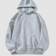 WW | Bequemer Einfarbiger Damen Hoodie mit Kapuze