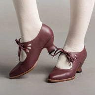 Edwardianische Lederschuhe für Damen
