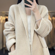 Cardigan mit Reverstaschen