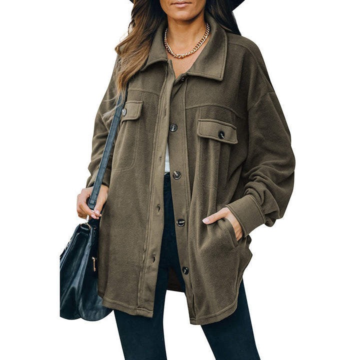 W&W Mode | Fleece-Knopf-Jacke