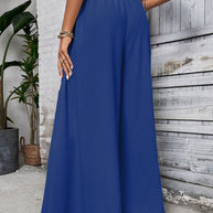WW | Ärmelloses Pailletten Rundhals Mini Kleid