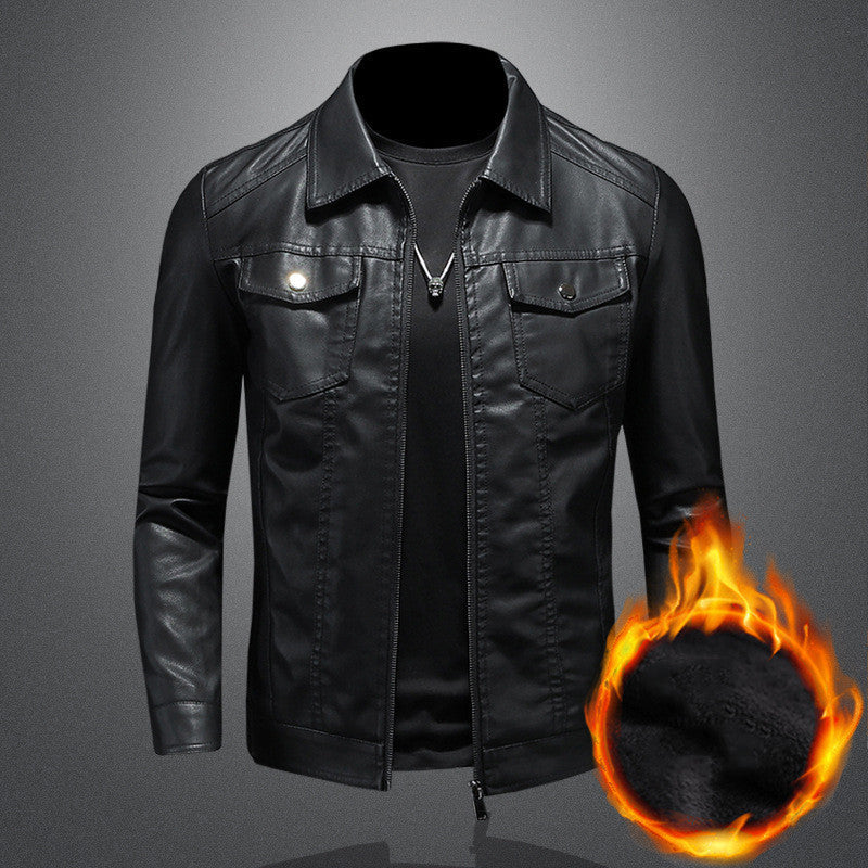 W&W Mode | Herren-Lederjacke im Vintage-Stil