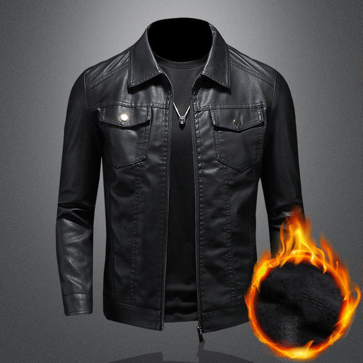 W&W Mode | Herren-Lederjacke im Vintage-Stil