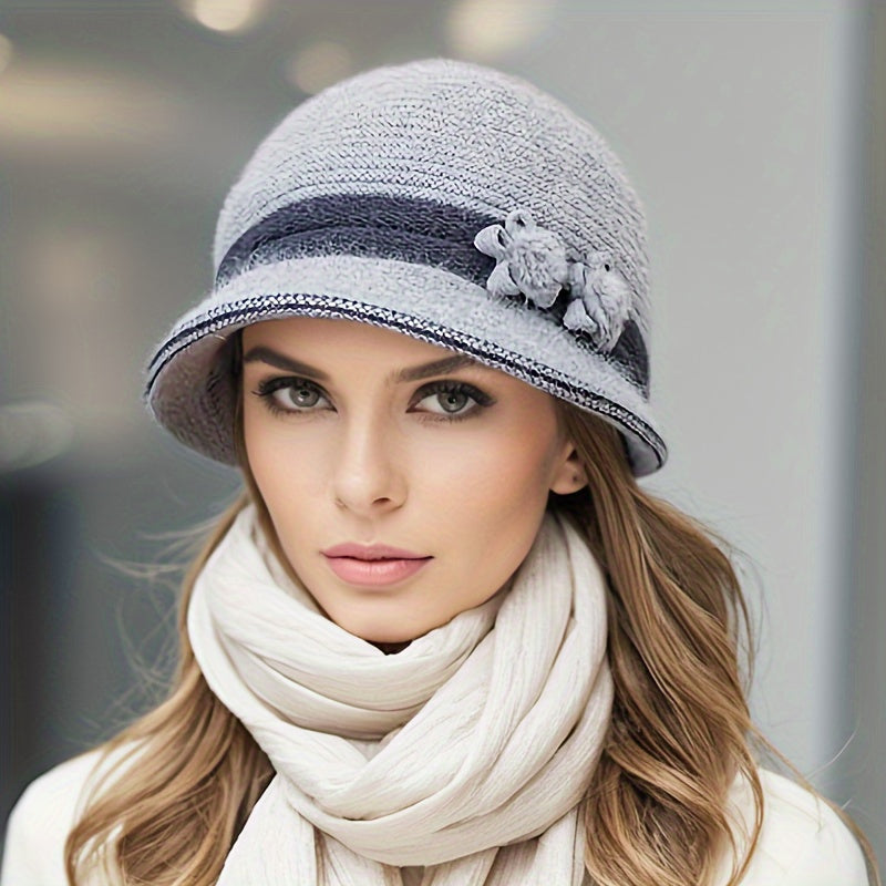 W&W Mode | Schickes Winter Stilvolles Gestricktes Set für Frauen
