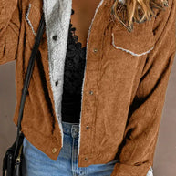 WW | Lambswool Patchwork Corduroy Jacke