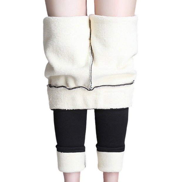 WW | Leggings - hohe Taille Stretchleggings mit beidseitigem Design