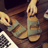 WW | Orthopädische Sandalen Mit Kork Fußbett Überlegene Unterstützung