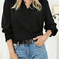 WW | Bluse mit Wickelausschnitt Für Frauen
