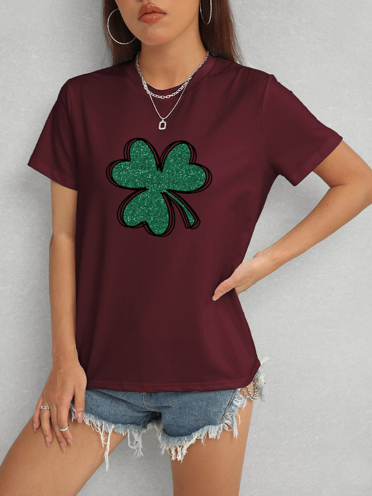 WW | Lucky Clover Rundhals T-Shirt