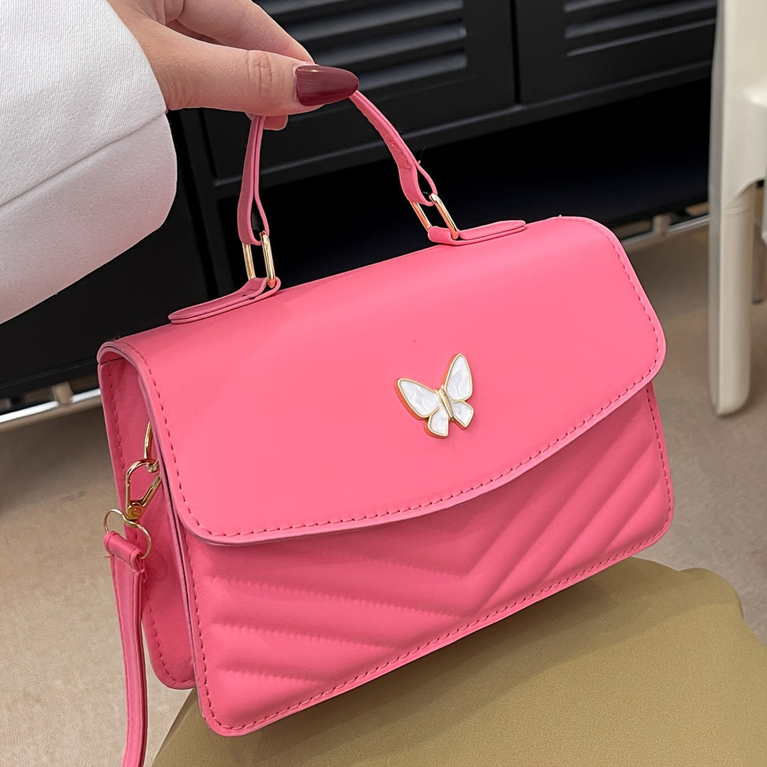 W&W Mode | Modische einfarbige Schultertasche und Umhängetasche