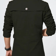 WW | Herren Große Größe Baumwollwindjacke Für Frühling Und Herbst