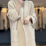 Cardigan mit Reverstaschen