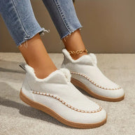 – Stiefeletten mit runder Zehenpartie und Fleecefutter