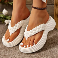 WW | Stilvolle Rutschfest Flip Flops Sandalen mit Dickem Boden