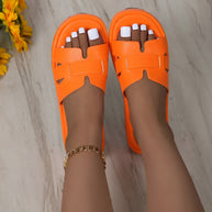 WW | Bequeme Flip Flops Sandalen mit Dickem Boden und Rutschfester