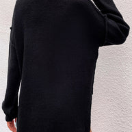 WW Solid Color Übergrößen V-Ausschnitt Pullover