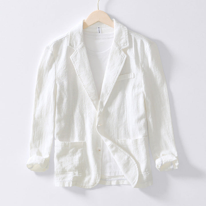 W&W Mode | Herren Leichter Leinen Blazer