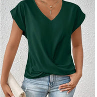 WW Damen-T-Shirt – Unregelmäßiger Schnitt