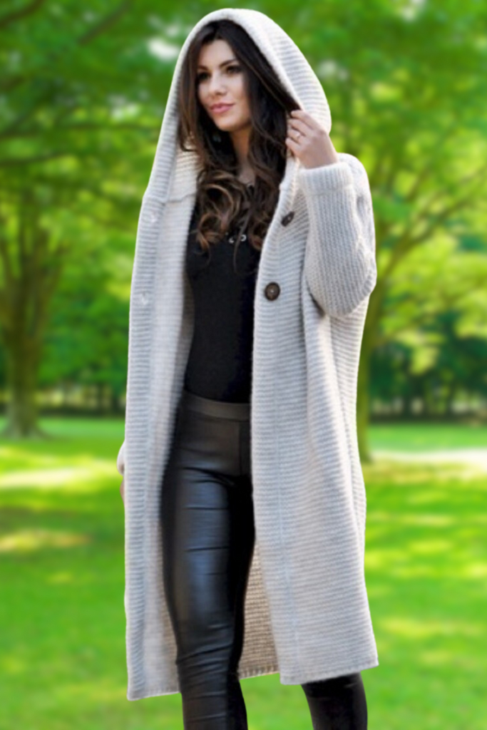 WW | Elegante Lange Strickjacke