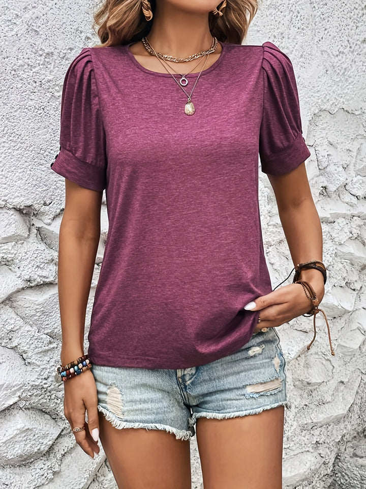 W&W Mode | Top mit kurzen Ärmeln und Rüschen – femininer Stil und Bequemlichkeit