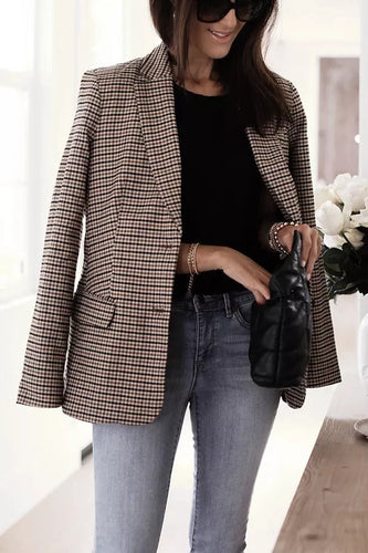 WW | Boss Up Karomuster Boyfriend Blazer