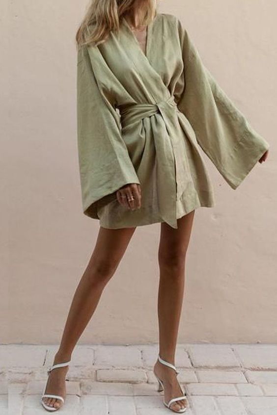 W&W Mode | Kimono Mini Kleid