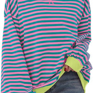 WW | Gemütlicher Oversized Gestreifter Pullover