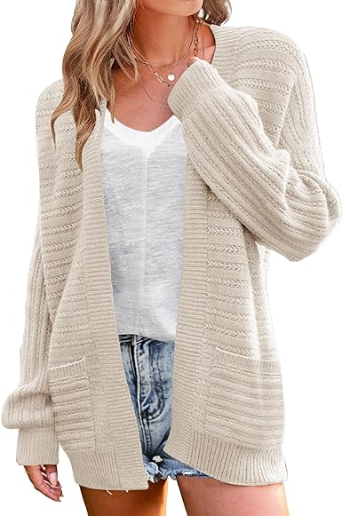WW | Kuschelige Weiche Strickjacke Für Damen