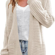 WW | Kuschelige Weiche Strickjacke Für Damen