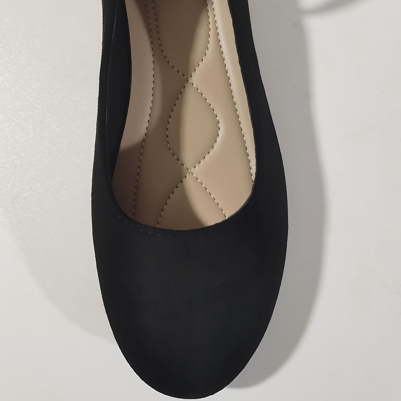 WW | Klassische Einfarbige Ballerinas Mit Riemchen