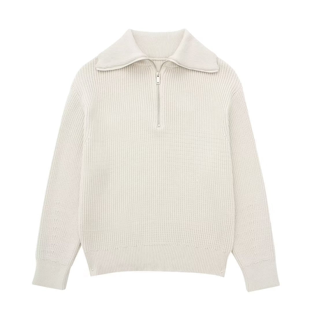 WW | All Match Wollpullover Mit Offenem Kragen