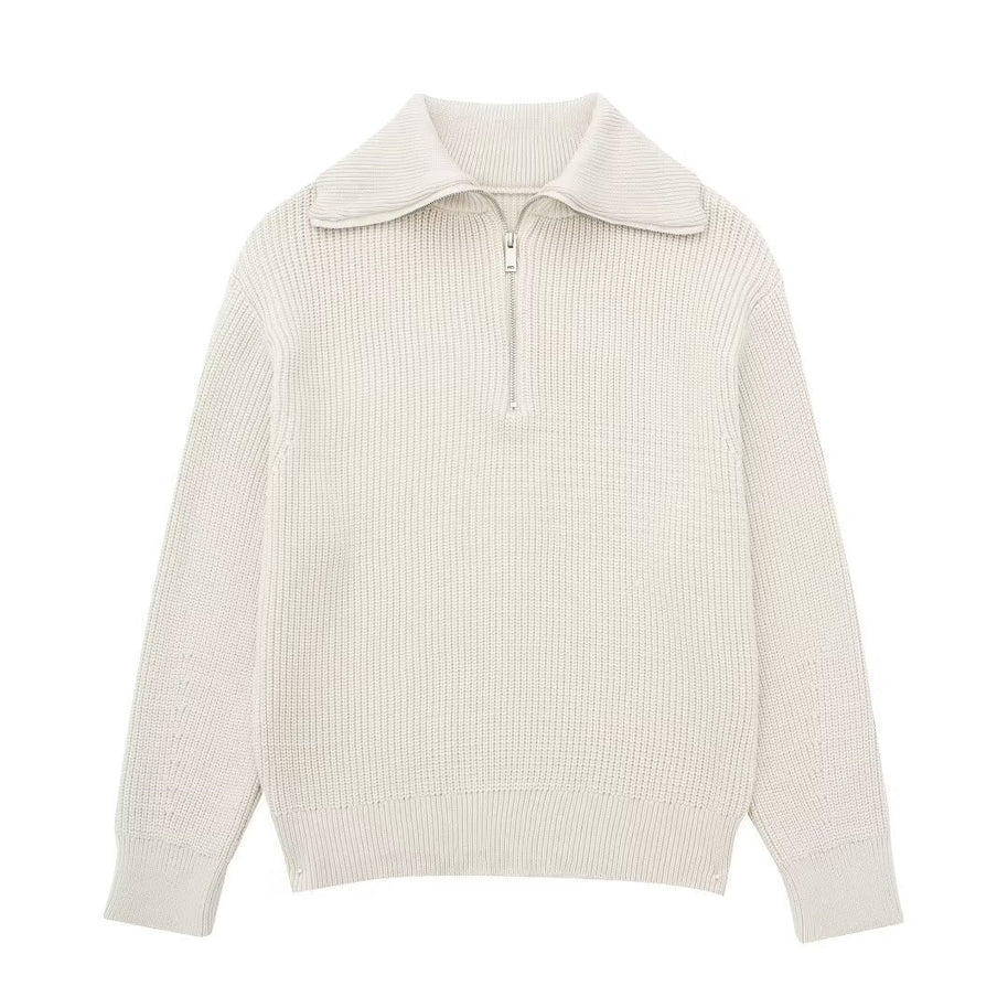 WW | All Match Wollpullover Mit Offenem Kragen