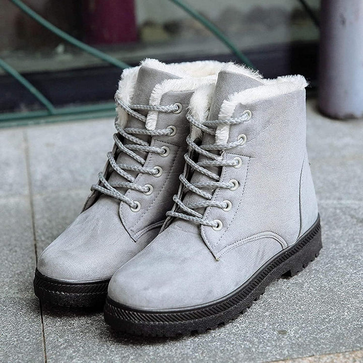 W&W Mode | Rutschfeste Schneestiefel Mit Schnürsenkeln