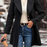 WW | taillierte Blazerjacke für Damen - raffinierte lange Jacke